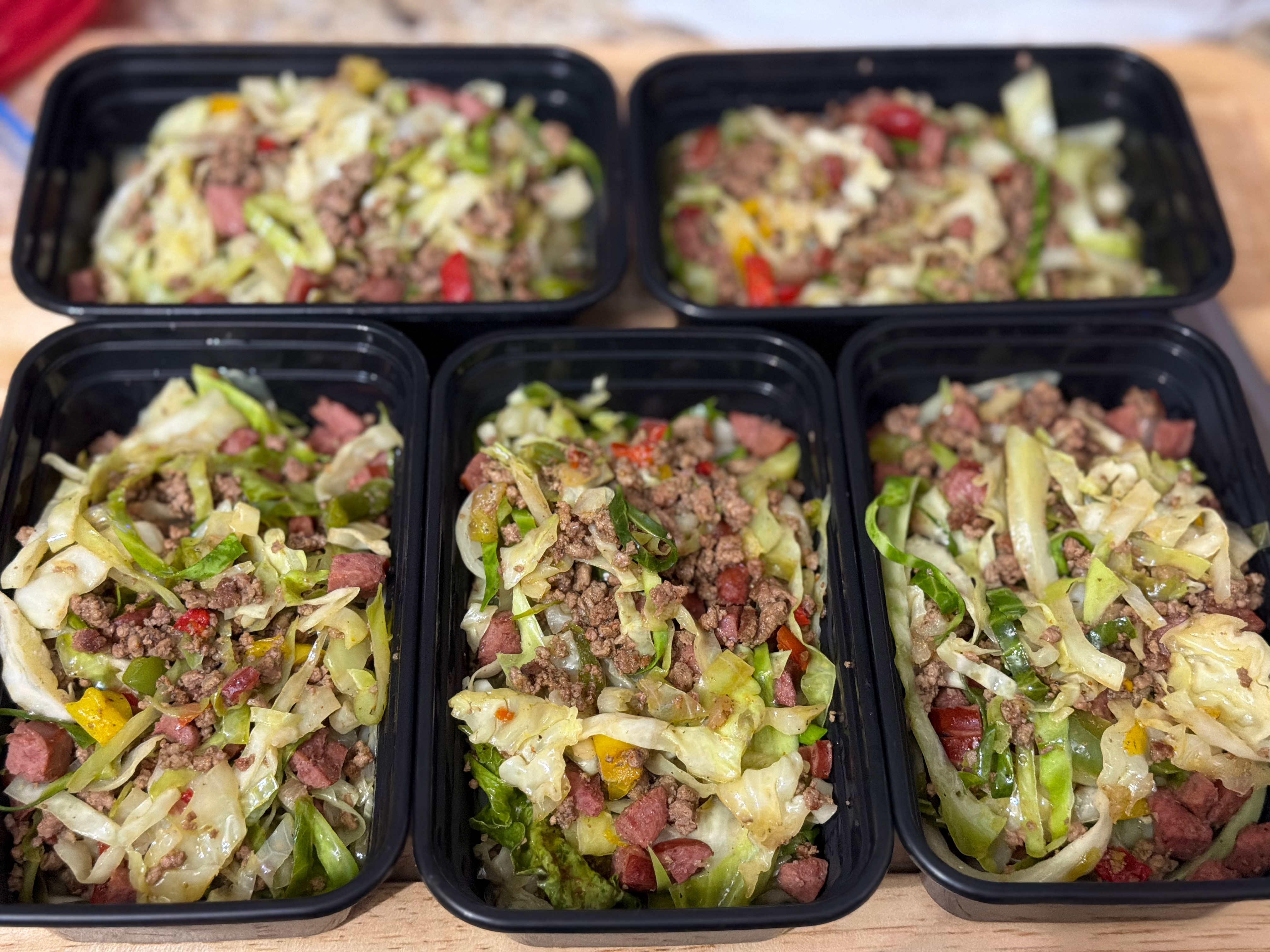 Dirty Cabbage meal prep